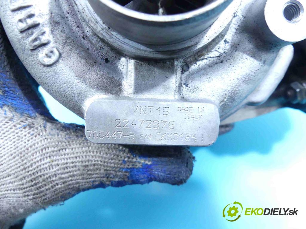 Bmw 3 e46 1998-2007 2.0d 136 HP manual 100 kW 1951 cm3 4- turbodúchadlo, turbo 700447-3 (Turbodúchadlá (kompletné))