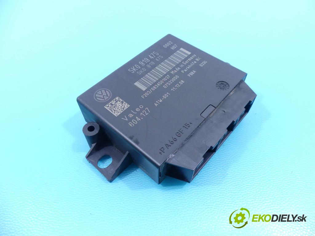 Vw Golf VI 2008-2013 1.4 16V 80 hp manual 59 kW 1390 cm3 5- modul řídící jednotka 5K0919475 (Ostatní)