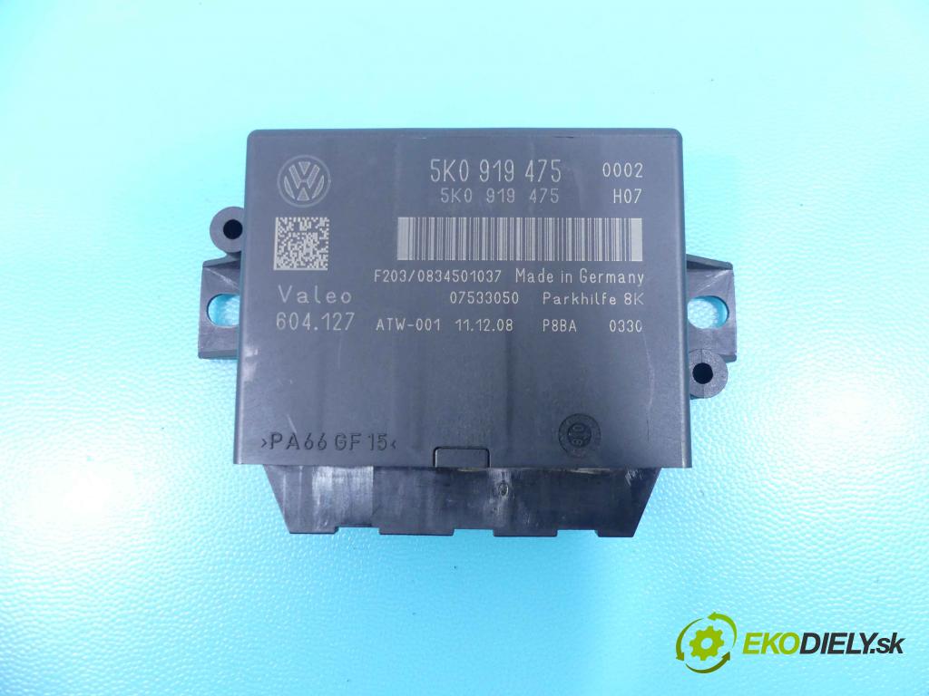Vw Golf VI 2008-2013 1.4 16V 80 hp manual 59 kW 1390 cm3 5- modul řídící jednotka 5K0919475 (Ostatní)