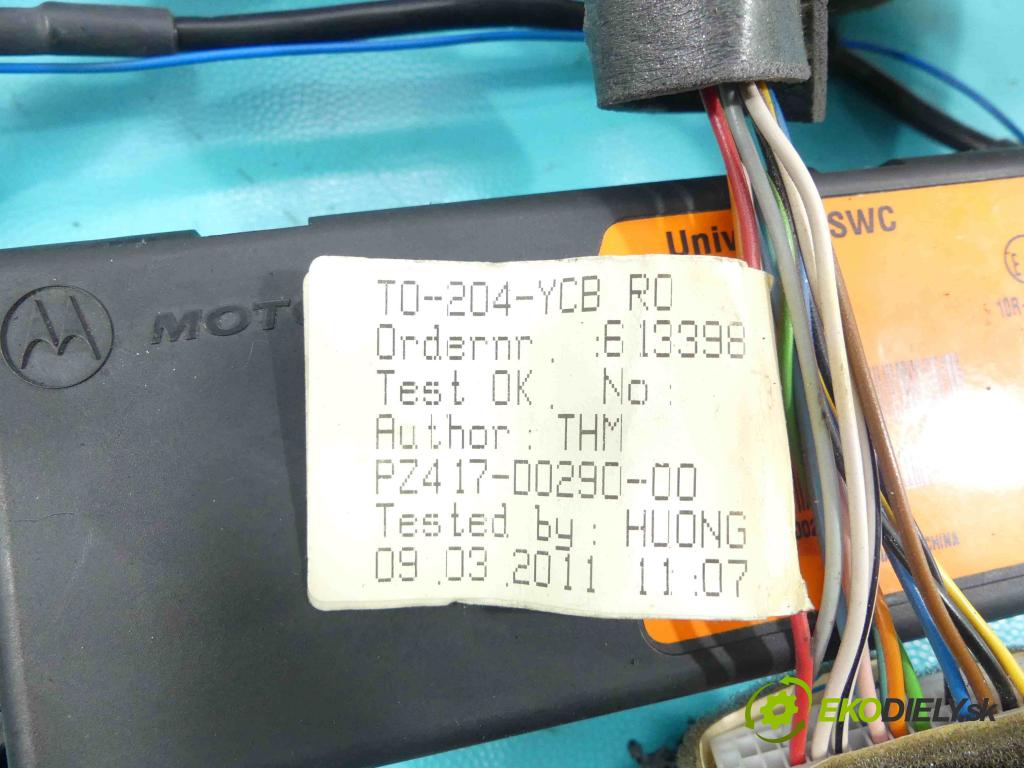 Toyota Yaris III 2011-2018 1.4 D4D 90 HP manual 66 kW 1364 cm3 3- modul riadiaca jednotka PZ409-00292-E1 (Ostatné)