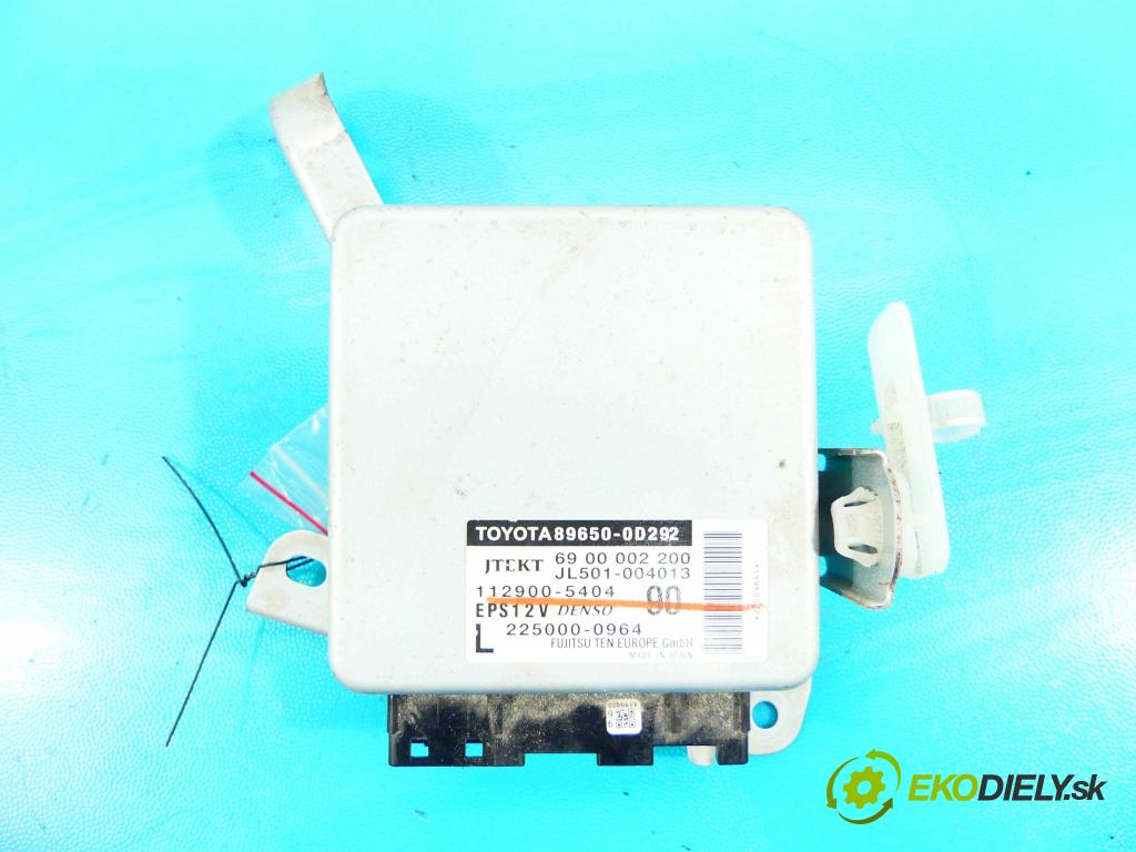 Toyota Yaris III 2011-2018 1.4 D4D 90 HP manual 66 kW 1364 cm3 3- modul riadiaca jednotka 89650-0D292 (Ostatné)