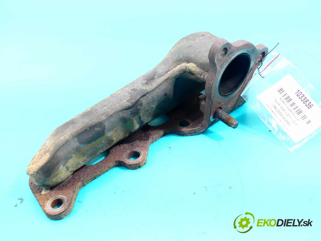 Toyota Yaris III 2011-2018 1.4 D4D 90 hp manual 66 kW 1364 cm3 3- potrubí výfuk  (Výfukové potrubí)