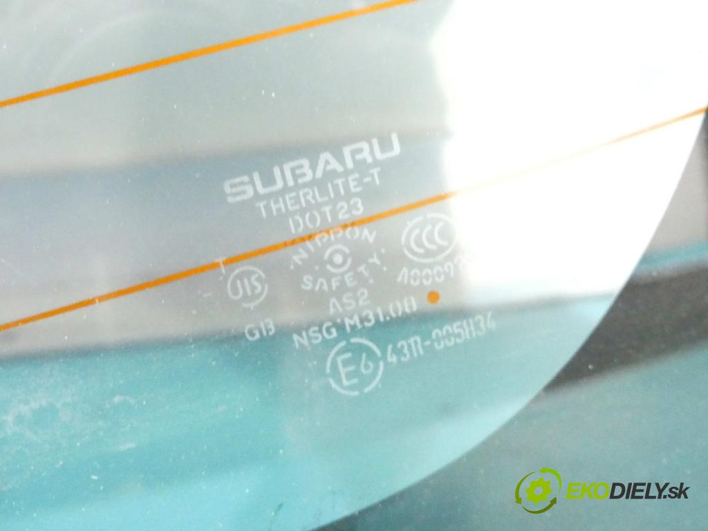 Subaru Impreza III GH 2007-2012 2.0 boxer 150 hp manual 110 kW 1994 cm3 5- sklo zadní  (Okna zadní)