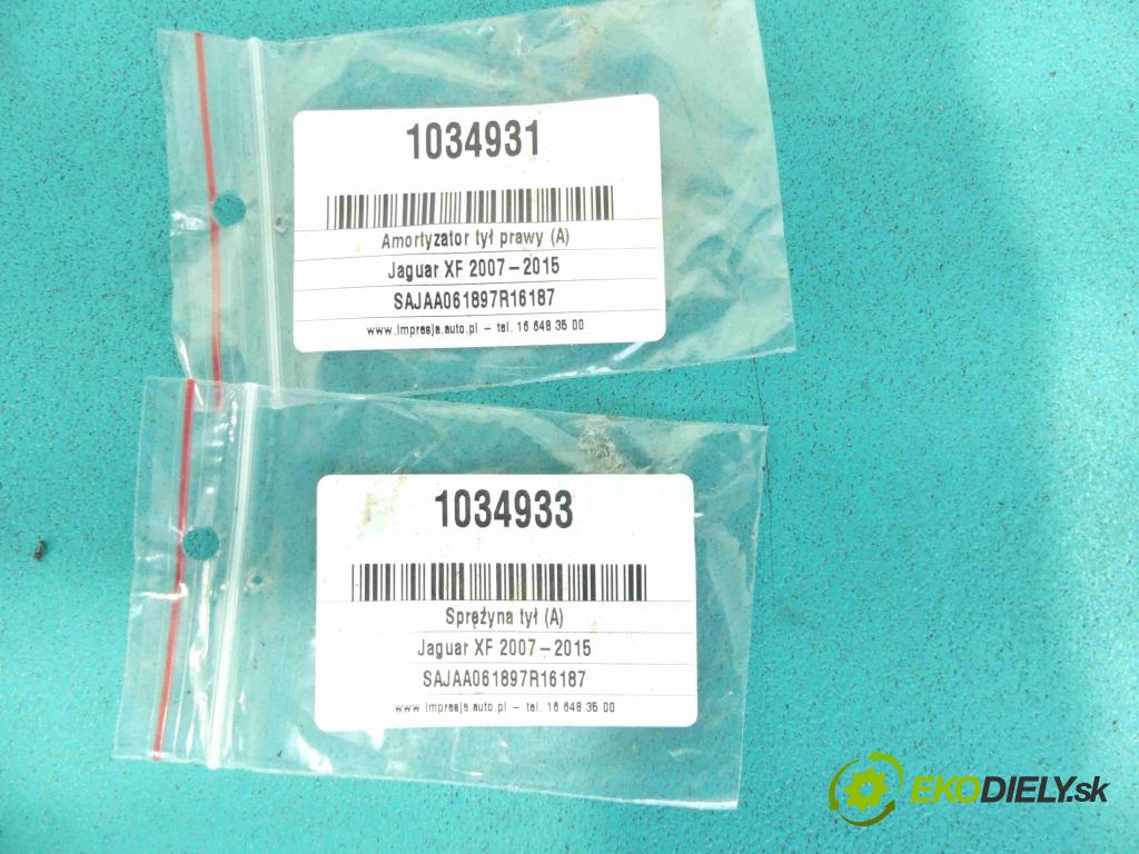 Jaguar XF 2007-2015 2.7 V6 207 hp automatic 152 kW 2720 cm3 4- tlumič zadní pravý