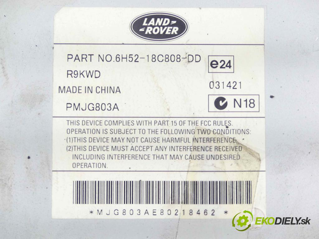 Jaguar XF 2007-2015 2.7 TD V6 207 HP automatic 152 kW 2720 cm3 4- Zesilovač: 6H52-18C808-DD (Zosilňovače)