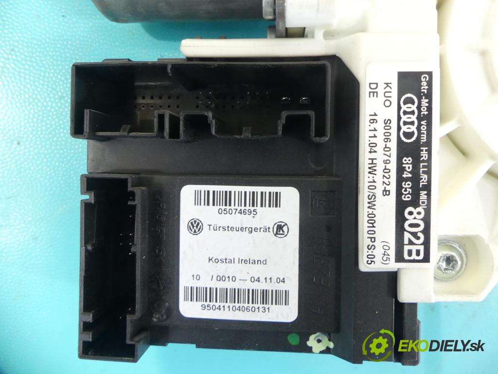 Audi A3 8P 2003-2012 1.9 tdi 105 hp manual 77 kW 1896 cm3 5- mechanismus stahování zadní pravý 8P4959802B