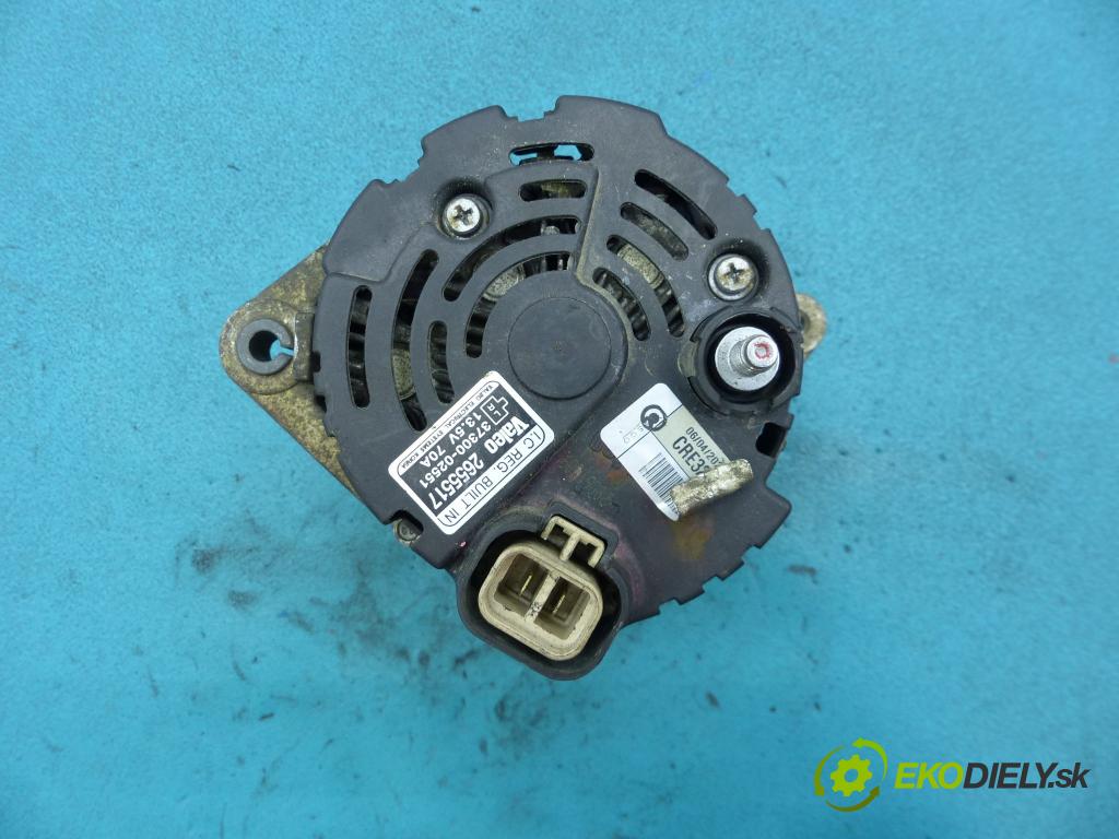 Hyundai Getz 1.1 12v 67KM manual 49 kW 1086 cm3 5- Alternator 2655517 (Alternátory)