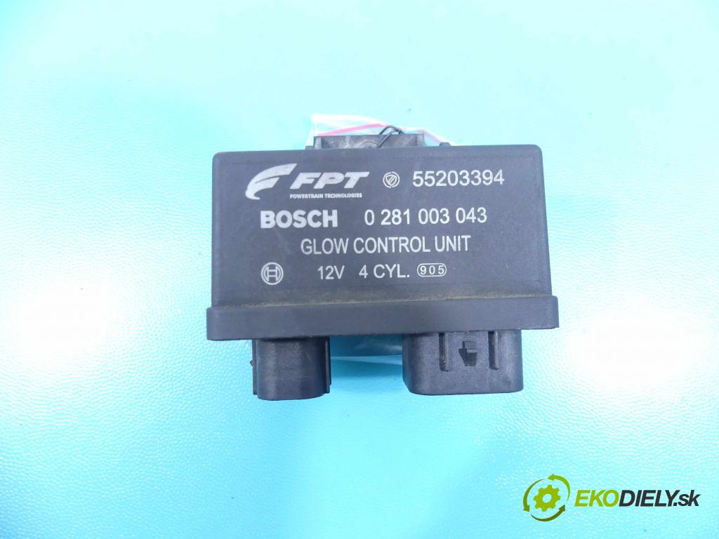 Fiat Linea 1.6 jtd 105 HP manual 77 kW 1598 cm3 4- Relé: 55203394 (Relé)