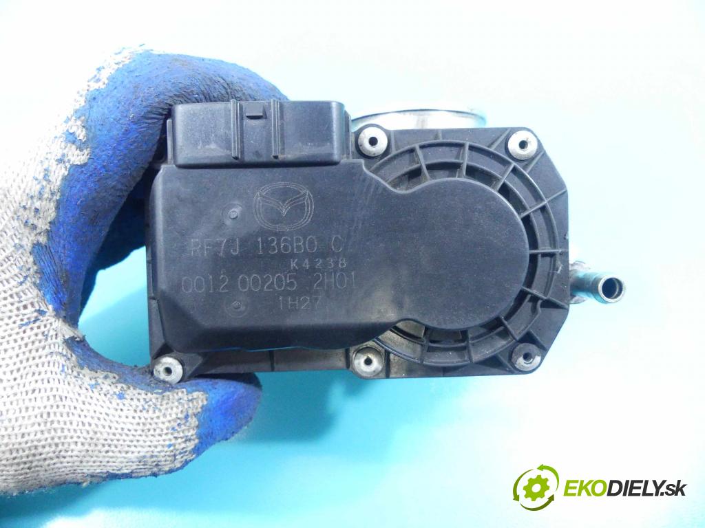 Mazda 5 2005-2010 2.0d 110 HP manual 81 kW 1998 cm3 5- klapka RF7J136B0 (Škrtiace klapky)