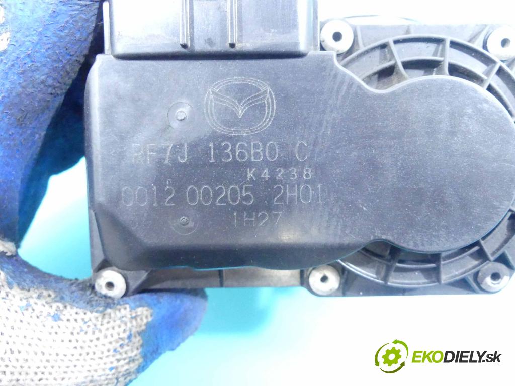 Mazda 5 2005-2010 2.0d 110 HP manual 81 kW 1998 cm3 5- klapka RF7J136B0 (Škrtiace klapky)