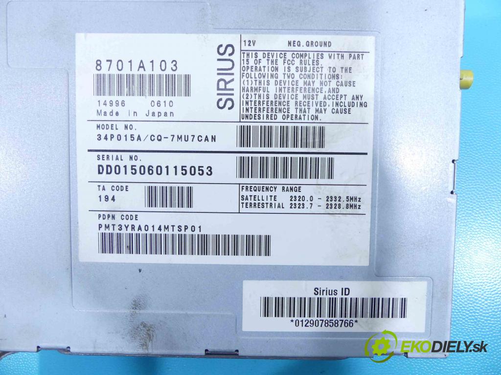 Mitsubishi Outlander II 2006-2013 3.0 V6 219KM automatic 161 kW 2998 cm3 5- modul riadiaca jednotka 8701A103 (Ostatné)