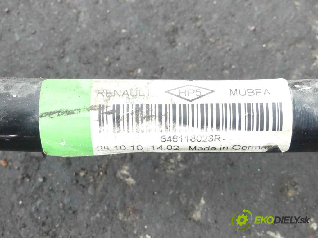 Renault Megane III 2008-2016 1.4 tce 131 HP manual 96 kW 1397 cm3 5- tyč stabilizatora 546118023R (Tyče stabilizátora)