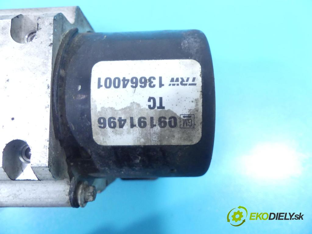 Opel Vectra C 2002-2008 2.0 dti 101 HP manual 74 kW 1995 cm3 4- čerpadlo abs 09191496 (Pumpy ABS)