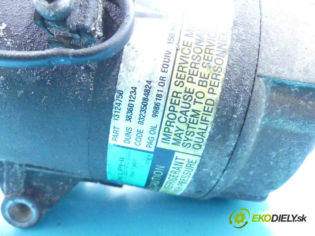 Opel Astra III 2004-2014 1.6 16v 105 HP manual 77 kW 1598 cm3 3- čerpadlo klimatizácie 13124750