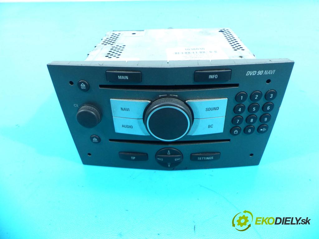 Opel Zafira B 2005-2014 1.9 cdti 150 HP automatic 110 kW 1910 cm3 5- Radio továreň: 00041777