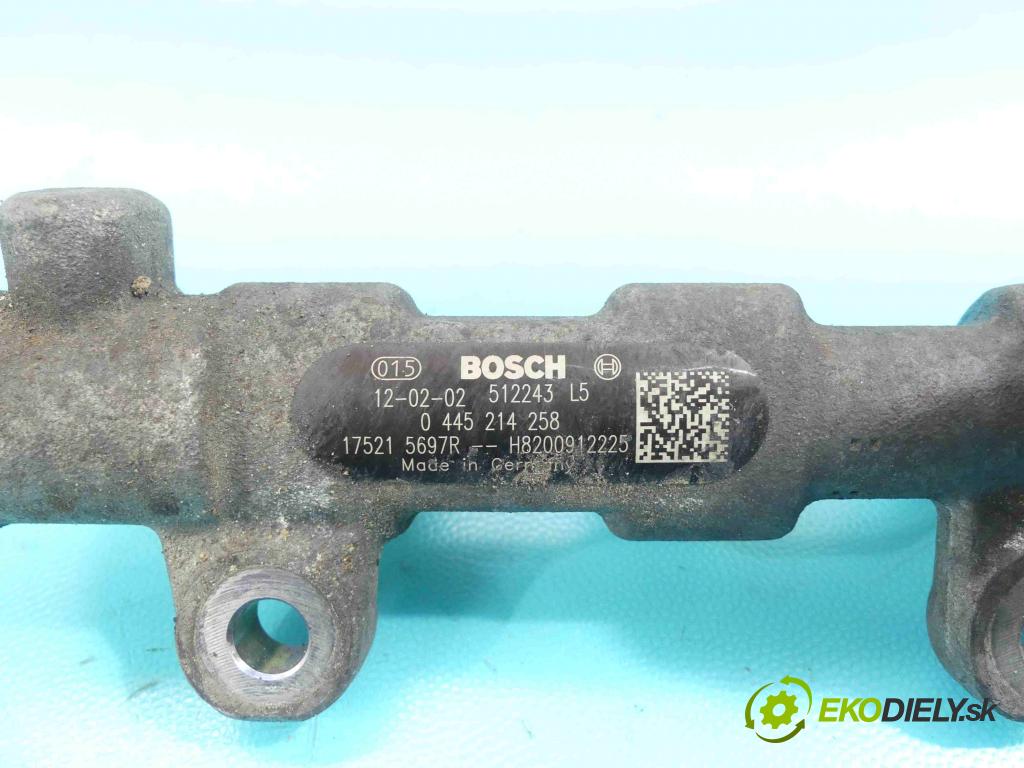 Opel Movano III 2010-2022 2.3 cdti 125 HP manual 92 kW 2299 cm3 5- lišta vstrekovacia 0445214258 (Vstrekovacie lišty)