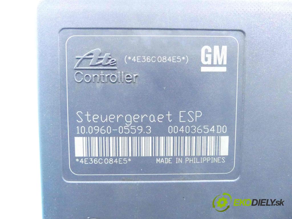 Opel Zafira B 2005-2014 1.9 cdti 150 HP automatic 110 kW 1910 cm3 5- čerpadlo abs 13234911 (Pumpy ABS)