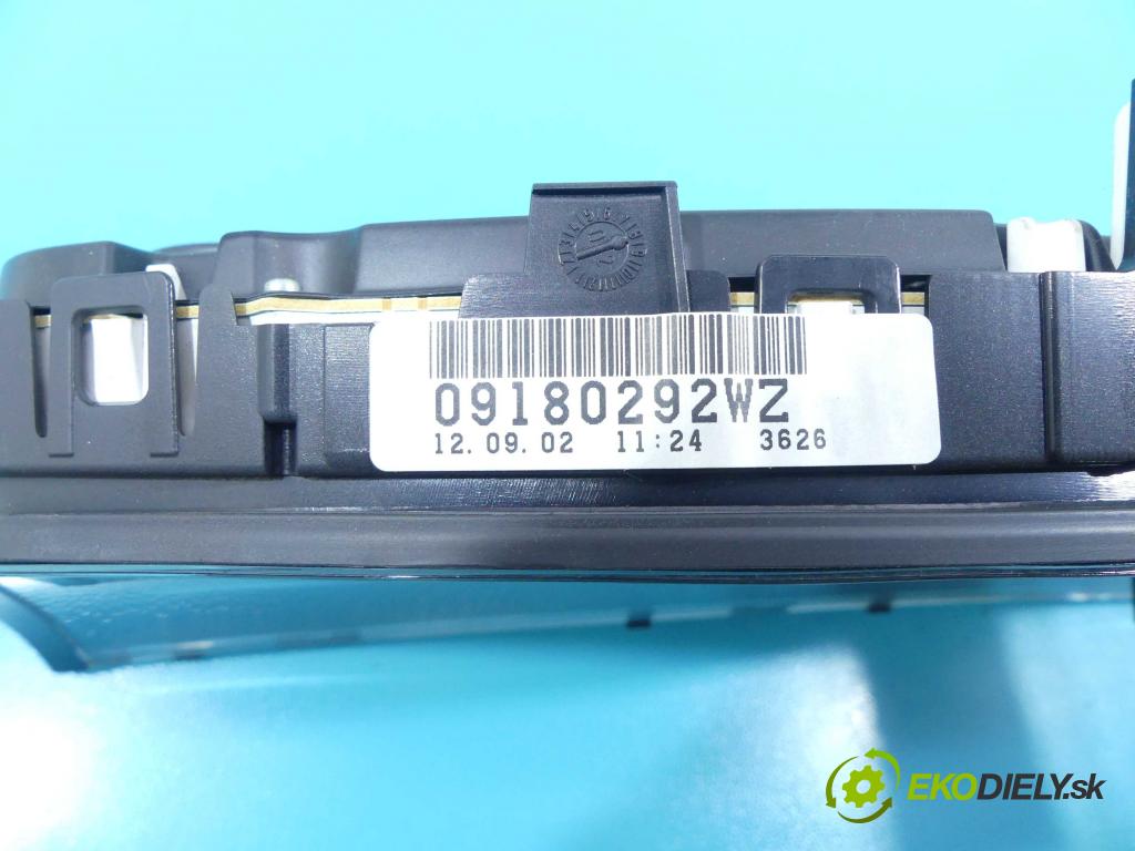 Opel Vectra C 2002-2008 2.2 16v 147 HP manual 108 kW 2198 cm3 5- prístrojovka/ budíky 09180292WZ (Prístrojové dosky, displeje)