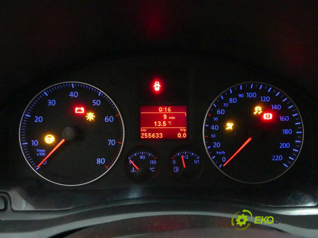 Vw Golf V 2003-2009 1.4 16v 75 HP manual 55 kW 1390 cm3 5- prístrojovka/ budíky 1K0920861K (Prístrojové dosky, displeje)