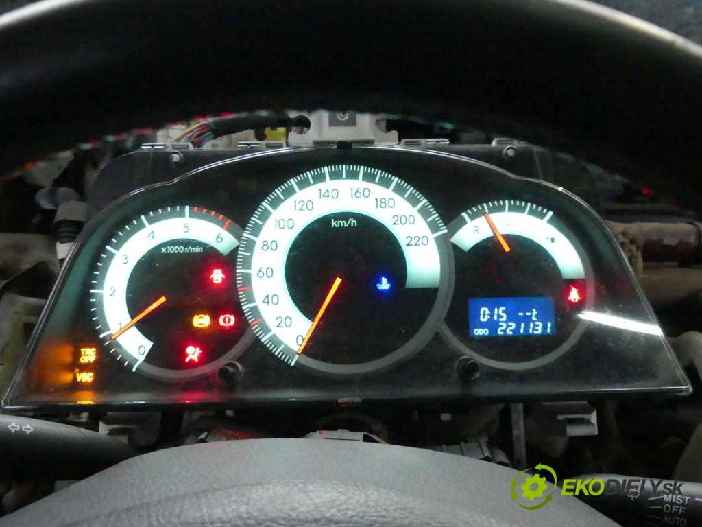 Toyota Corolla Verso II 2004-2009 2.0 D4D 116 HP manual 85 kW 1995 cm3 5- prístrojovka/ budíky 83800-0F060 (Prístrojové dosky, displeje)