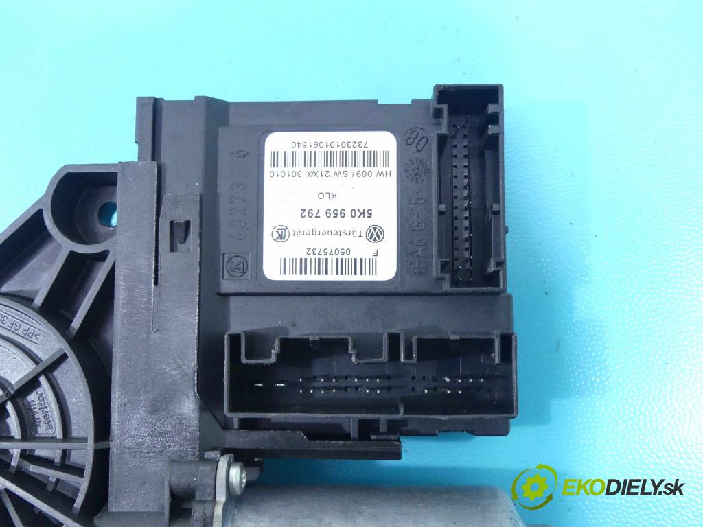 Skoda Octavia II 2004-2013 1.4 tsi 122 HP automatic 90 kW 1390 cm3 5- mechanizmus okná predné pravý 5K0959792