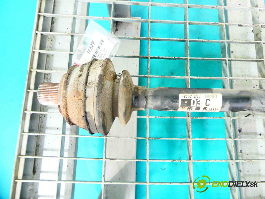 Audi A8 D3 2002-2009 4.2 V8 334HP automatic 246 kW 4172 cm3 4- poloos ľavé 4E0501203C (Poloosy)