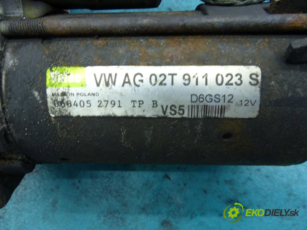 Vw Golf V 2003-2009 1.4 16v 75 HP manual 55 kW 1390 cm3 5- štartér D6GS12 (Štartéry)