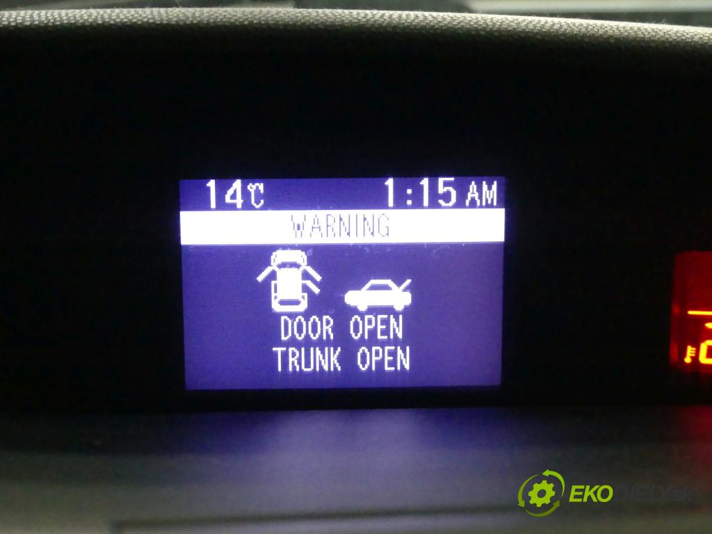 Mazda 3 II BL 2008-2013 1.6 citd 109 HP manual 80 kW 1560 cm3 5- Zobrazit: BBP3611J0B (Prístrojové dosky, displeje)