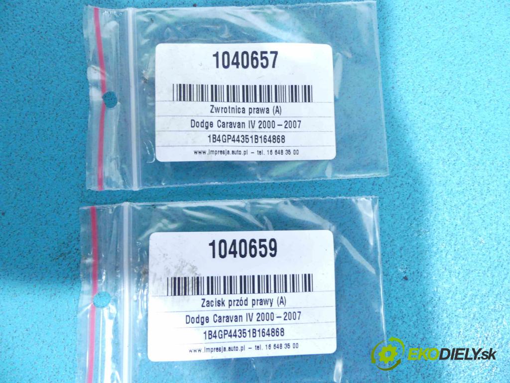 Dodge Caravan IV 2000-2007 3.3 V6 174 HP automatic 128 kW 3301 cm3 5- náboj pravé  (Náboje)