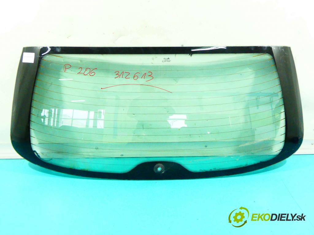 Peugeot 206 1.1 60 hp manual 44 kW 1124 cm3 3- sklo zadní  (Okna zadní)