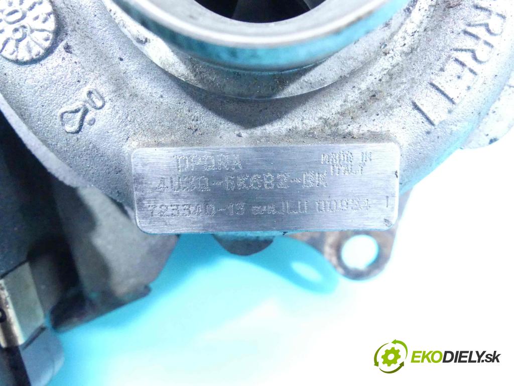 Citroen C6 2005-2012 2.7 hdi 204 HP automatic 150 kW 2720 cm3 4- turbodúchadlo, turbo 723340-13 (Turbodúchadlá (kompletné))