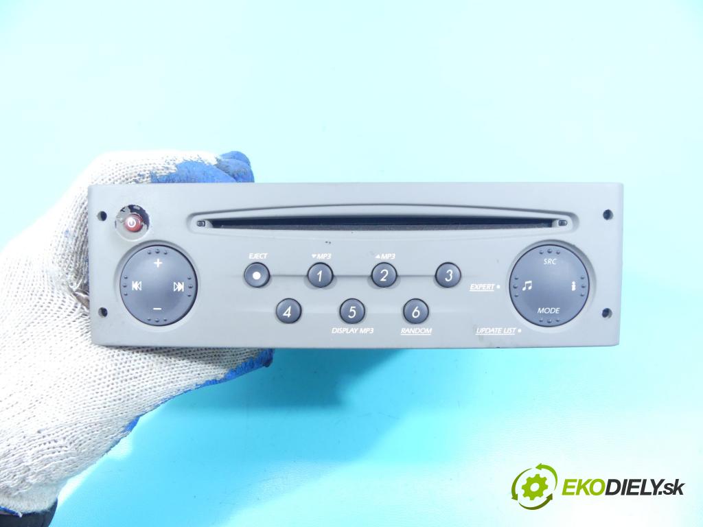 Renault Thalia II 2008-2013 1,2.0 16v 75 HP manual 55 kW 1149 cm3 4- Radio továreň: 8200791253