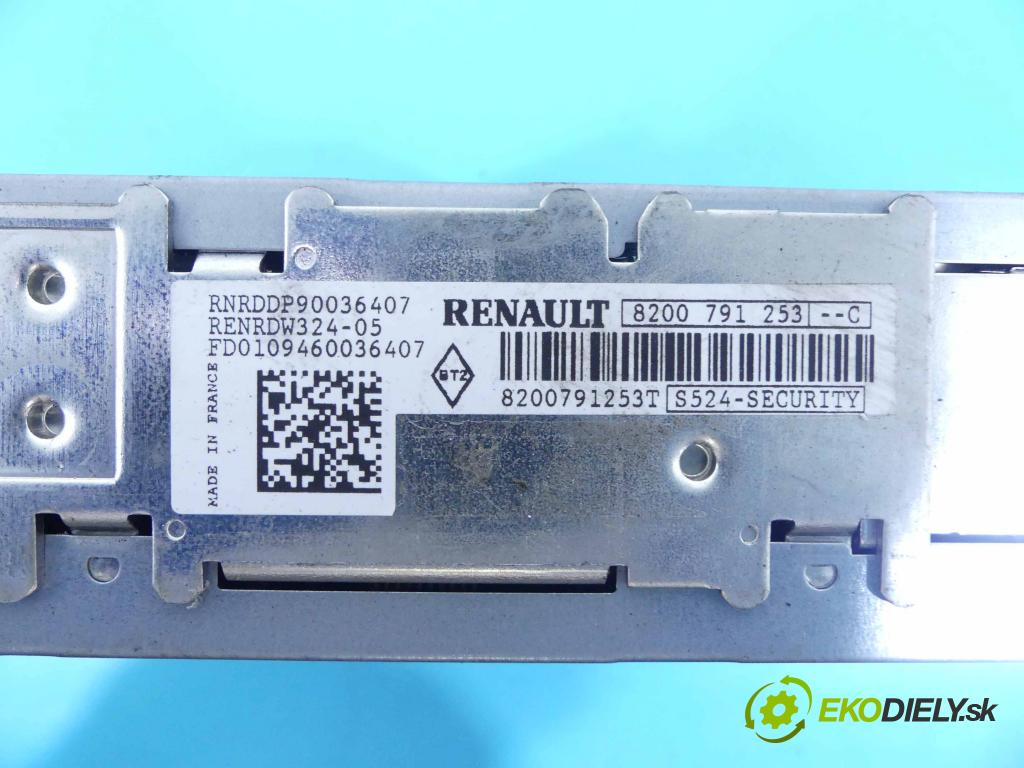 Renault Thalia II 2008-2013 1,2.0 16v 75 HP manual 55 kW 1149 cm3 4- Radio továreň: 8200791253