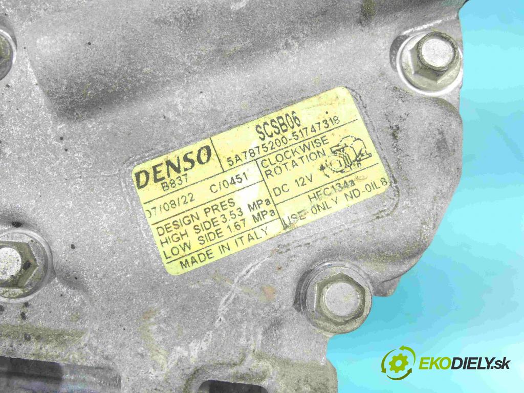 Fiat Bravo II 2007-2014 1.4 16v 90 HP manual 66 kW 1368 cm3 5- čerpadlo klimatizácie SCSB06 B837