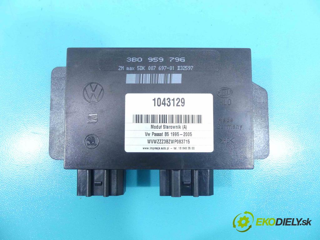 Vw Passat B5 1995-2005 1.6 101 HP manual 74 kW 1595 cm3 4- modul riadiaca jednotka 3B0959796 (Ostatné)