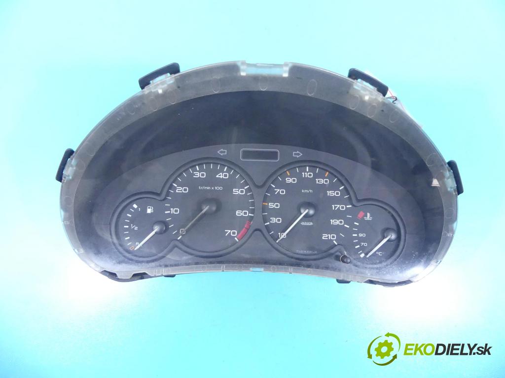 Peugeot 206 1.4 75 HP manual 55 kW 1360 cm3 3- prístrojovka/ budíky 9641573780 (Prístrojové dosky, displeje)