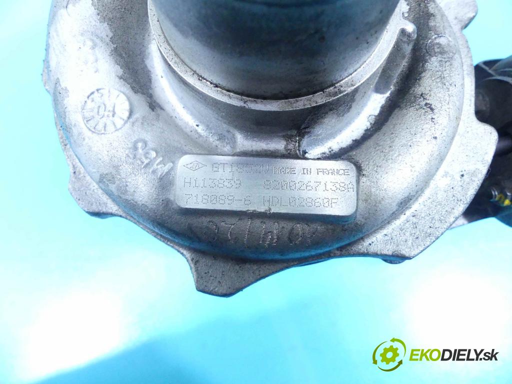 Renault Espace IV 2003-2014 2.2 dci 150 HP manual 110 kW 2188 cm3 5- turbodúchadlo, turbo 718089-6 (Turbodúchadlá (kompletné))