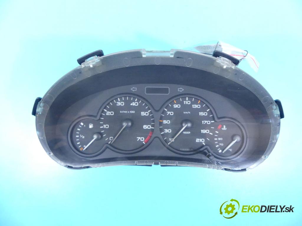 Peugeot 206 1.1 60 HP manual 44,1 kW 1124 cm3 3- prístrojovka/ budíky 9634961180 (Prístrojové dosky, displeje)