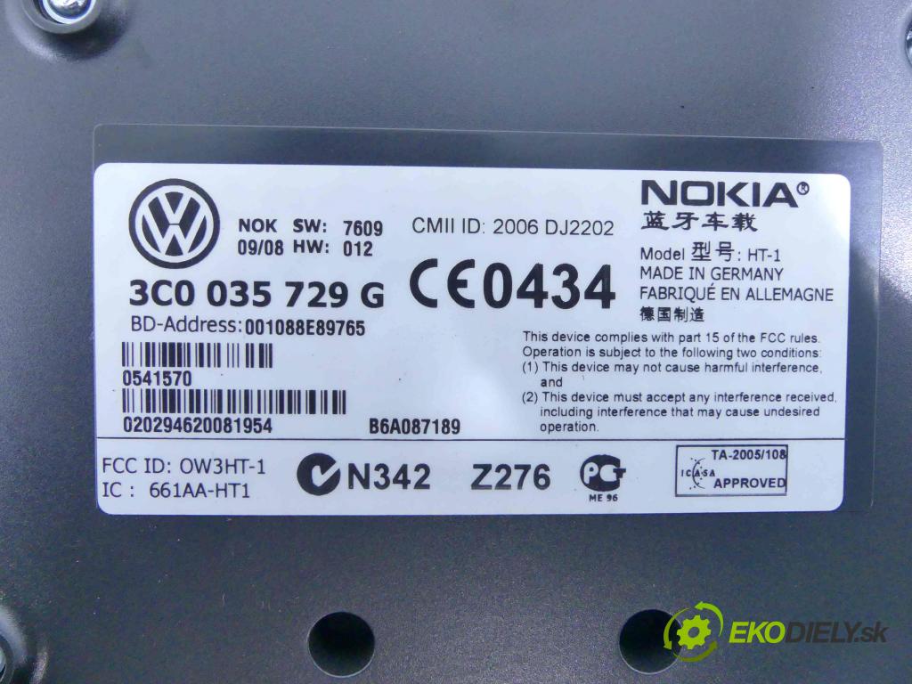 Vw Passat B6 2005-2010 2.0 tdi 170 HP manual 125 kW 1968 cm3 5- modul riadiaca jednotka 3C0035729G (Ostatné)