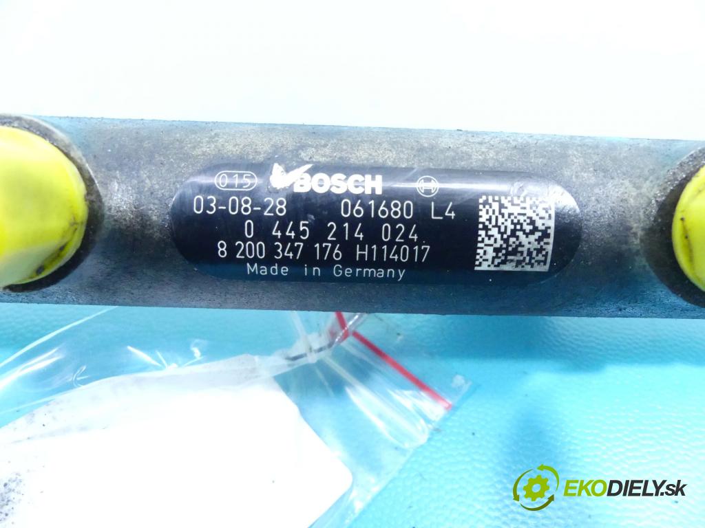 Renault Scenic II 2003-2009 1.9 dci 120 HP manual 88 kW 1870 cm3 5- lišta vstrekovacia 0445214024 (Vstrekovacie lišty)