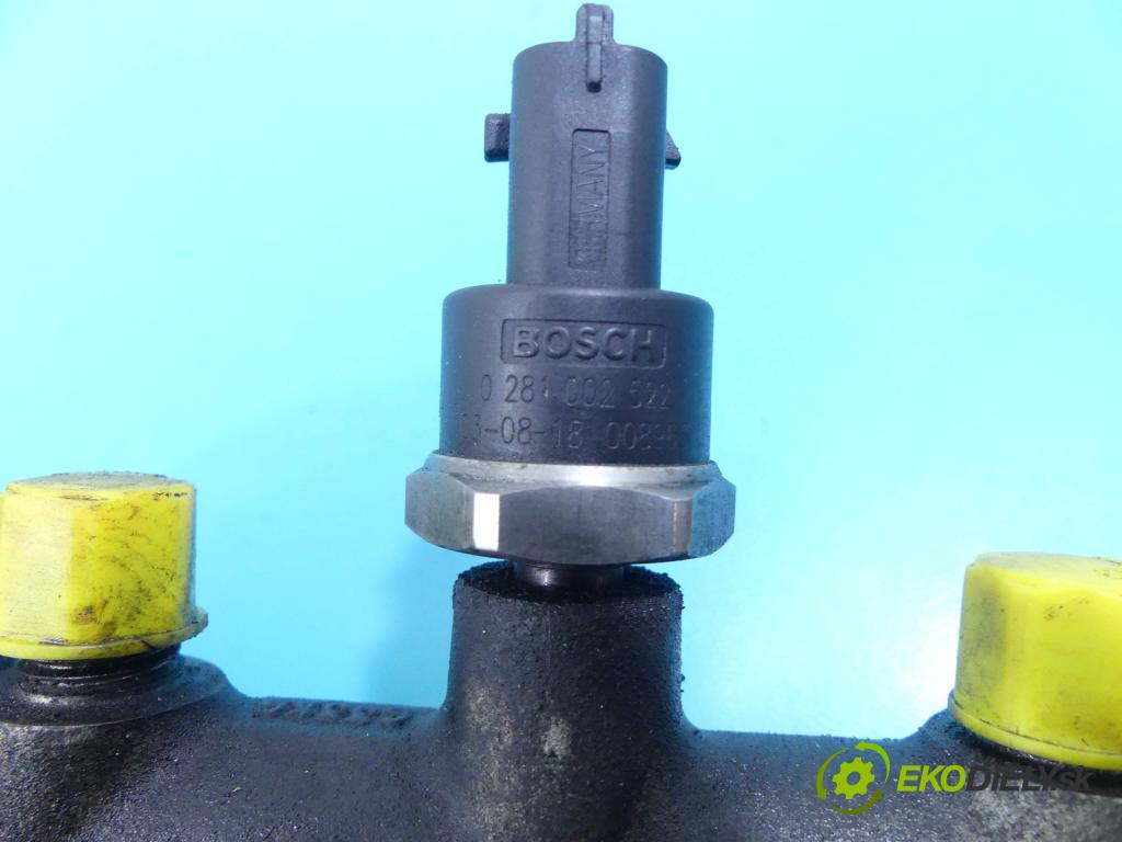 Renault Scenic II 2003-2009 1.9 dci 120 HP manual 88 kW 1870 cm3 5- lišta vstrekovacia 0445214024 (Vstrekovacie lišty)