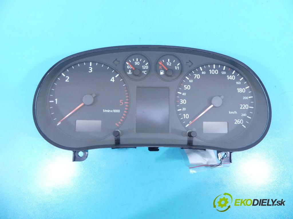 Audi A3 8L 1996-2003 1.9 tdi 131 HP manual 96 kW 1896 cm3 3- prístrojovka/ budíky 8L0920932D (Prístrojové dosky, displeje)