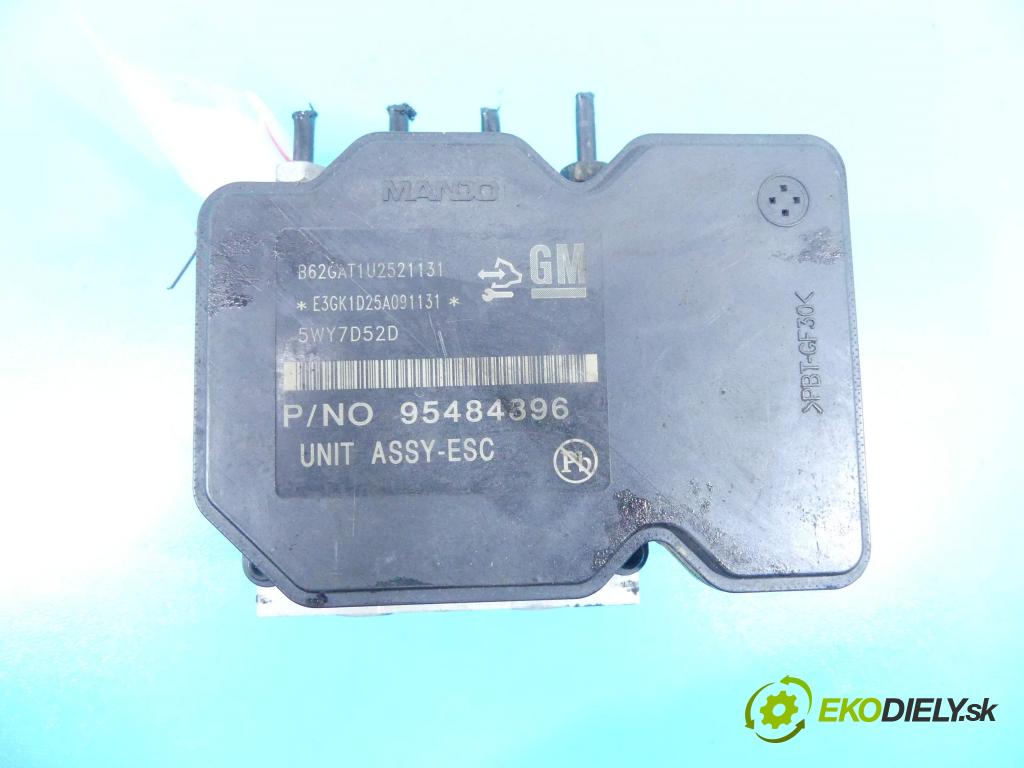 Chevrolet Aveo T300 2011-2014 1.2 16v 69KM manual 51 kW 1229 cm3 5- čerpadlo abs 95484896 (Pumpy ABS)