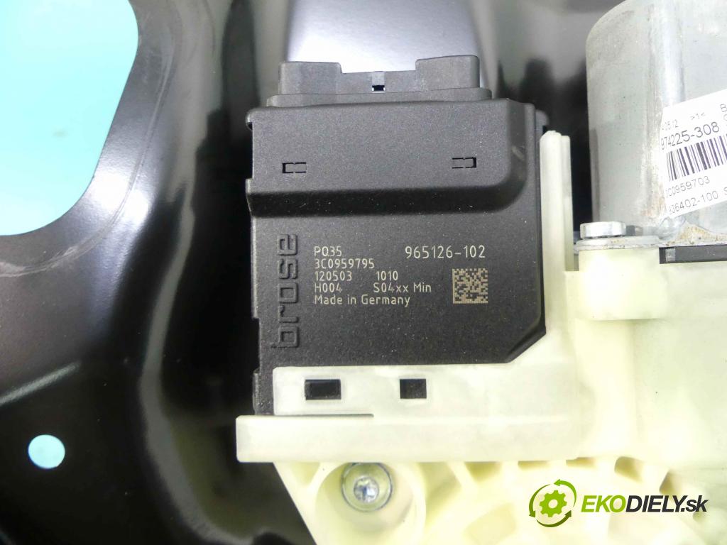 Vw Passat B7 2010-2014 2.0 tdi 140 hp manual 103 kW 1968 cm3 5- mechanismus stahování zadní levý 3C0959795
