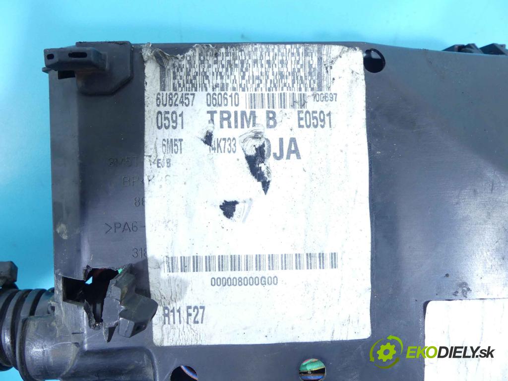 Ford Focus Mk2 2004-2011 1.6 tdci 109 HP manual 80 kW 1560 cm3 5- skrinka poistka 6M5T14K733 (Poistkové skrinky)