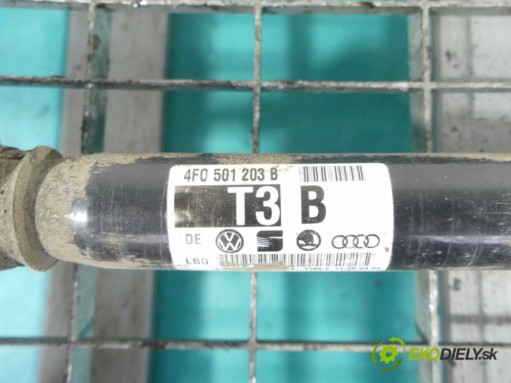 Audi A6 C6 2004-2011 3.0 tdi 224hp automatic 165 kW 2967 cm3 4- poloos ľavé 4F0501203B (Poloosy)