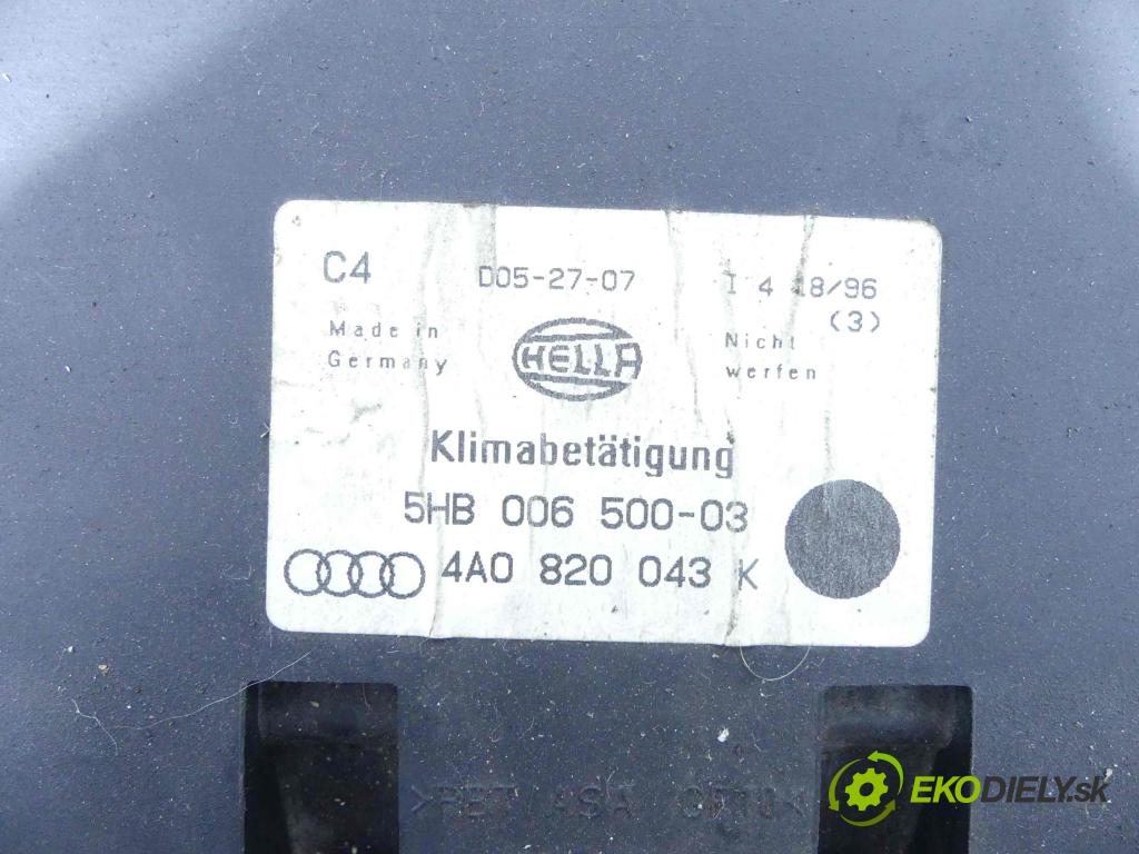 Audi A6 C4 1994-1997 2.5 tdi 140 HP manual 103 kW 2496 cm3 4- panel kúrenia 4A0820043K