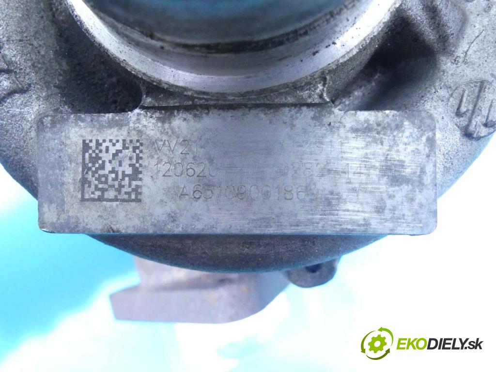 Mercedes Vito W639 2003-2014 2,2.0 cdi 95 HP manual 70 kW 2143 cm3 5- turbodúchadlo, turbo A6510900186 (Turbodúchadlá (kompletné))