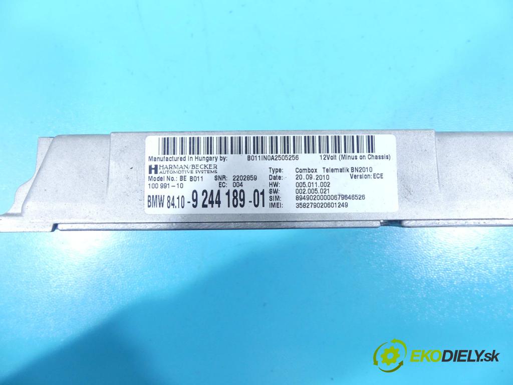 Bmw 5 f10 2010-2017 3.0d 204 HP automatic 150 kW 2993 cm3 5- modul riadiaca jednotka 9244189 (Ostatné)