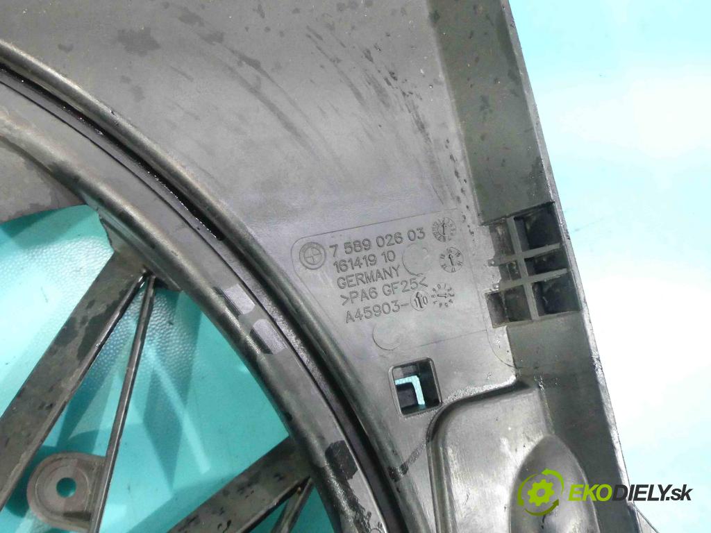 Bmw 5 f10 2010-2017 3.0d 204 HP automatic 150 kW 2993 cm3 5- Ventilátor chladiča 7575682